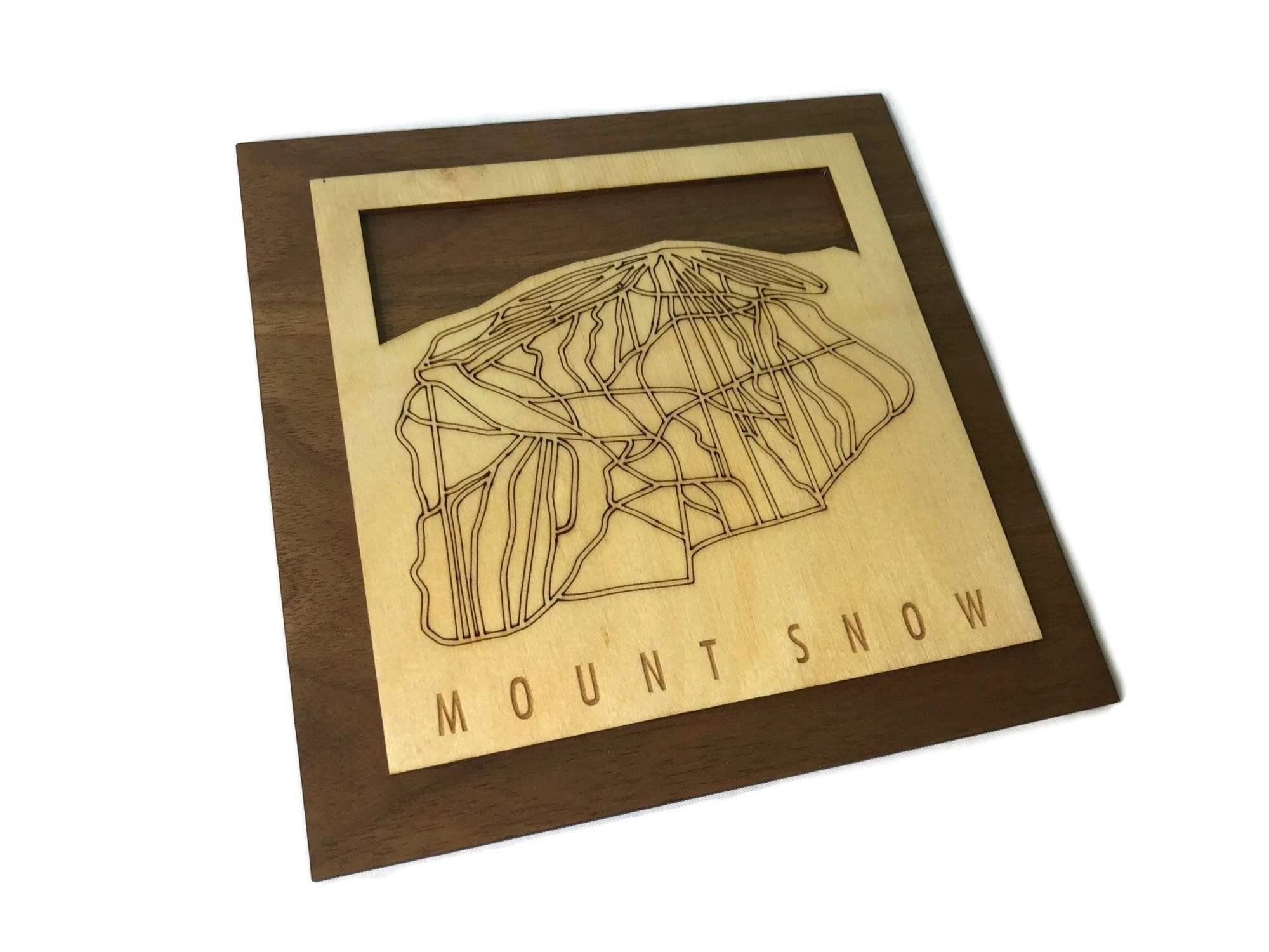 Small Mount Snow Trail Map - Vermont - Mountaincut
