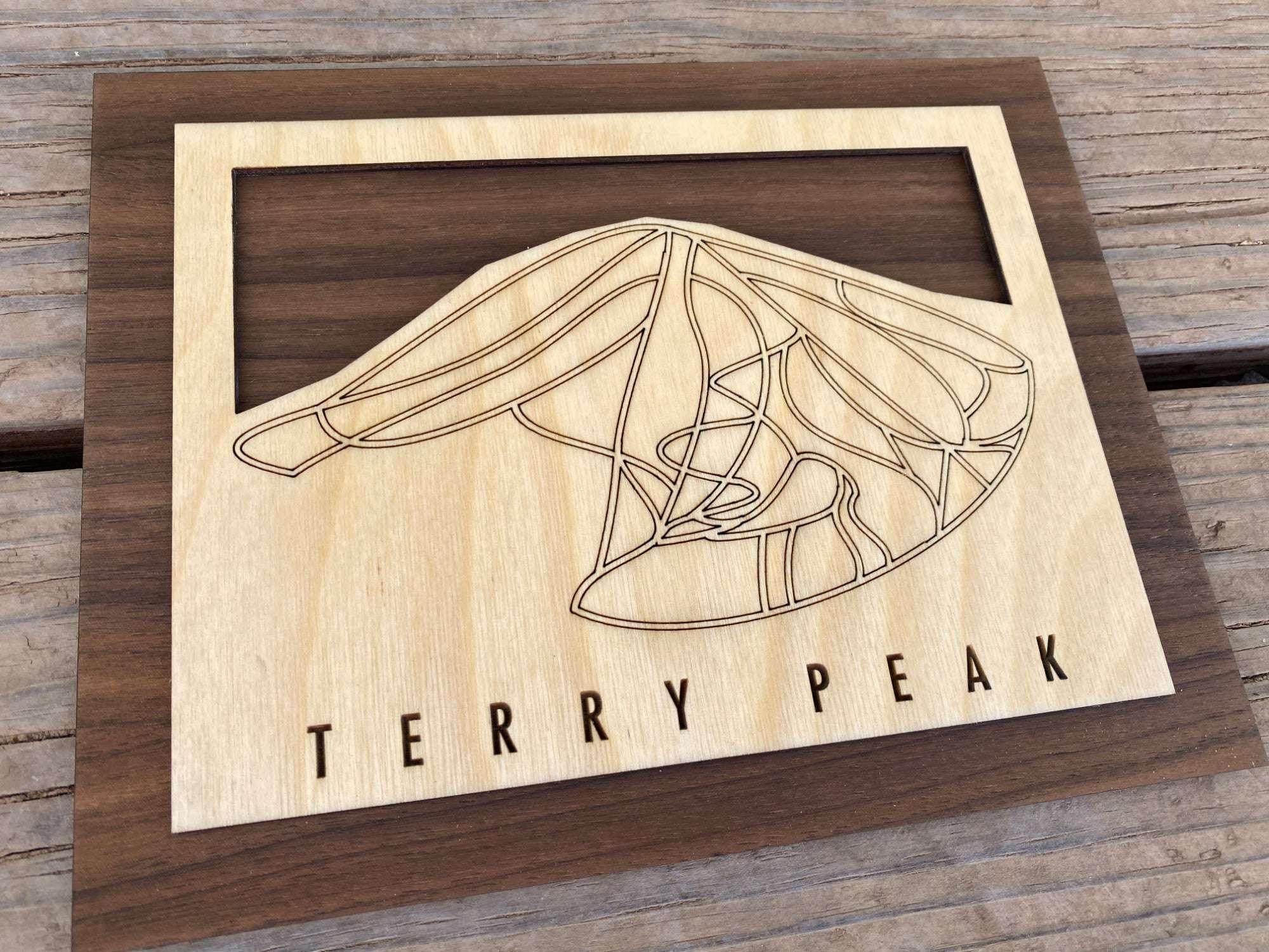 Small Terry Peak Trail Map - South Dakota - Mountaincut