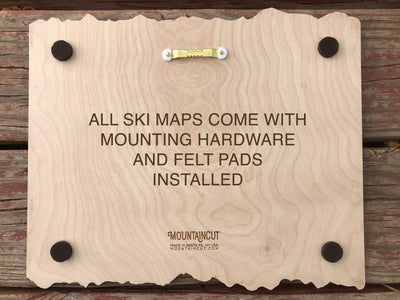 Angel Fire Ski Map - New Mexico - Mountaincut