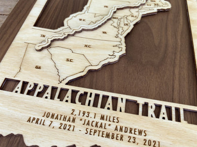 Appalachian Trail Map - Mountaincut