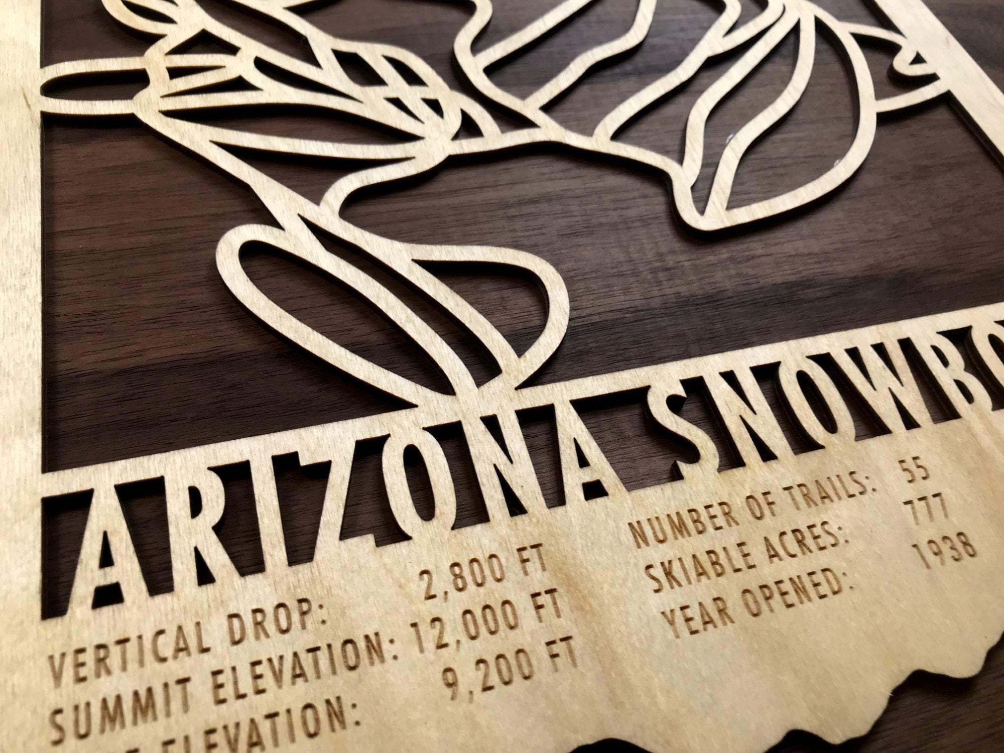 Arizona Snowbowl Trail Map - Arizona - Mountaincut