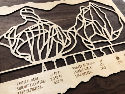 Attitash Trail Map - New Hampshire - Mountaincut