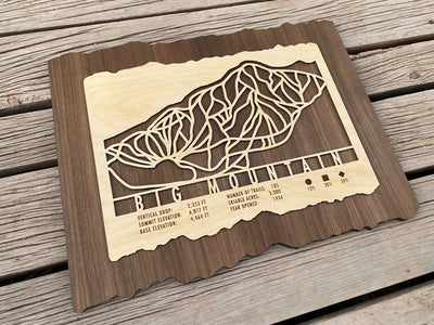 Big Mountain Trail Map - Montana - Mountaincut