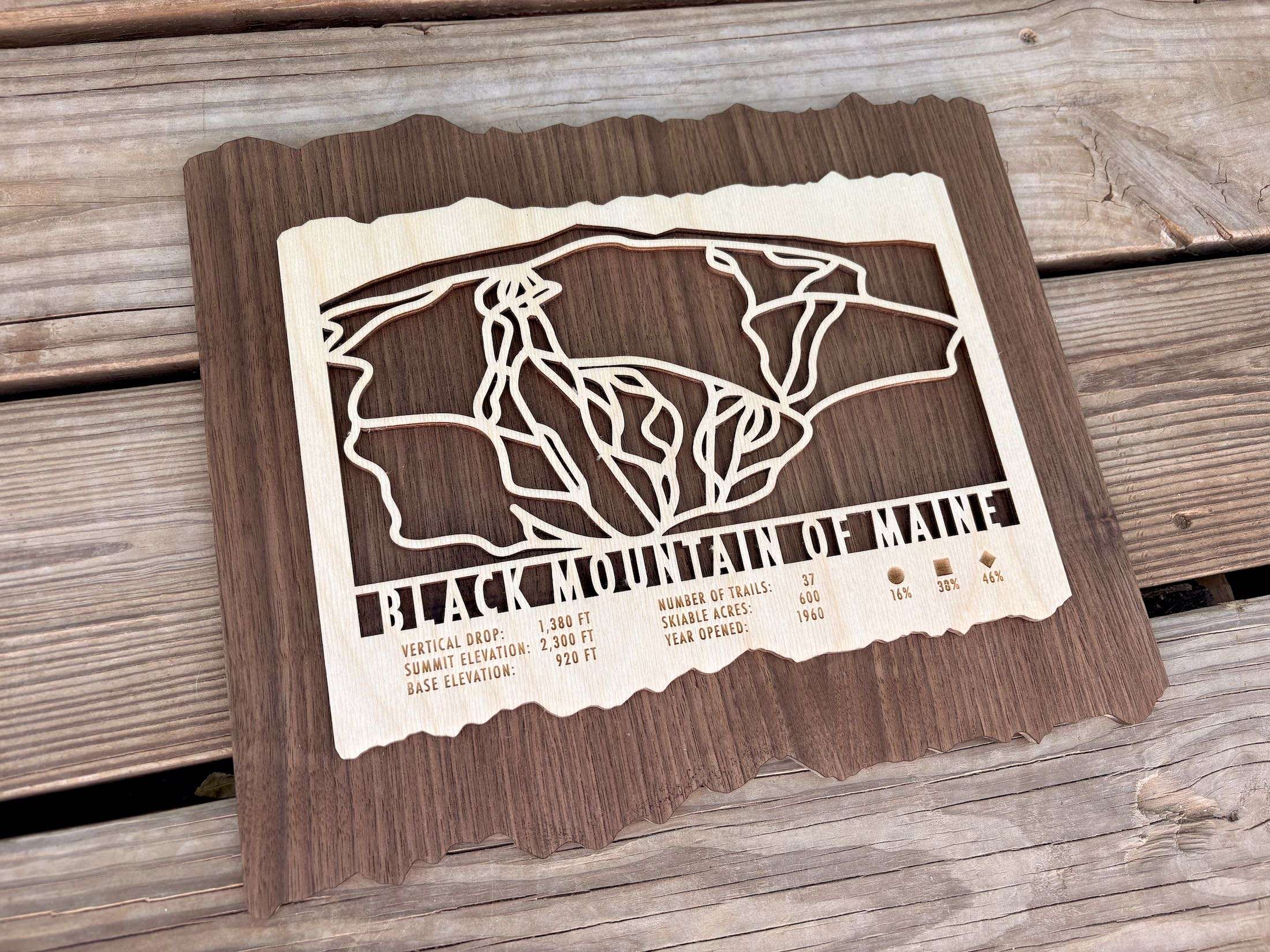 Black Mountain of Maine Ski Trail Map