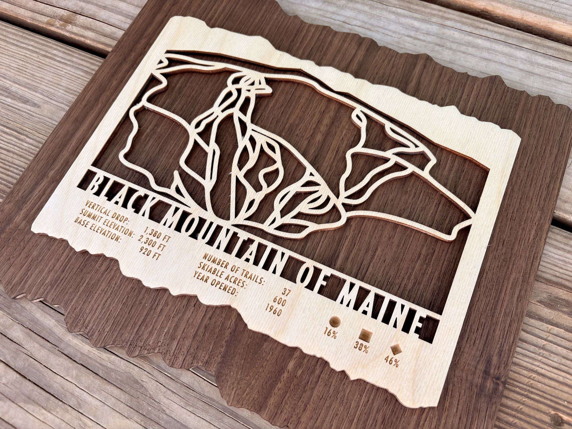 Black Mountain of Maine Ski Trail Map