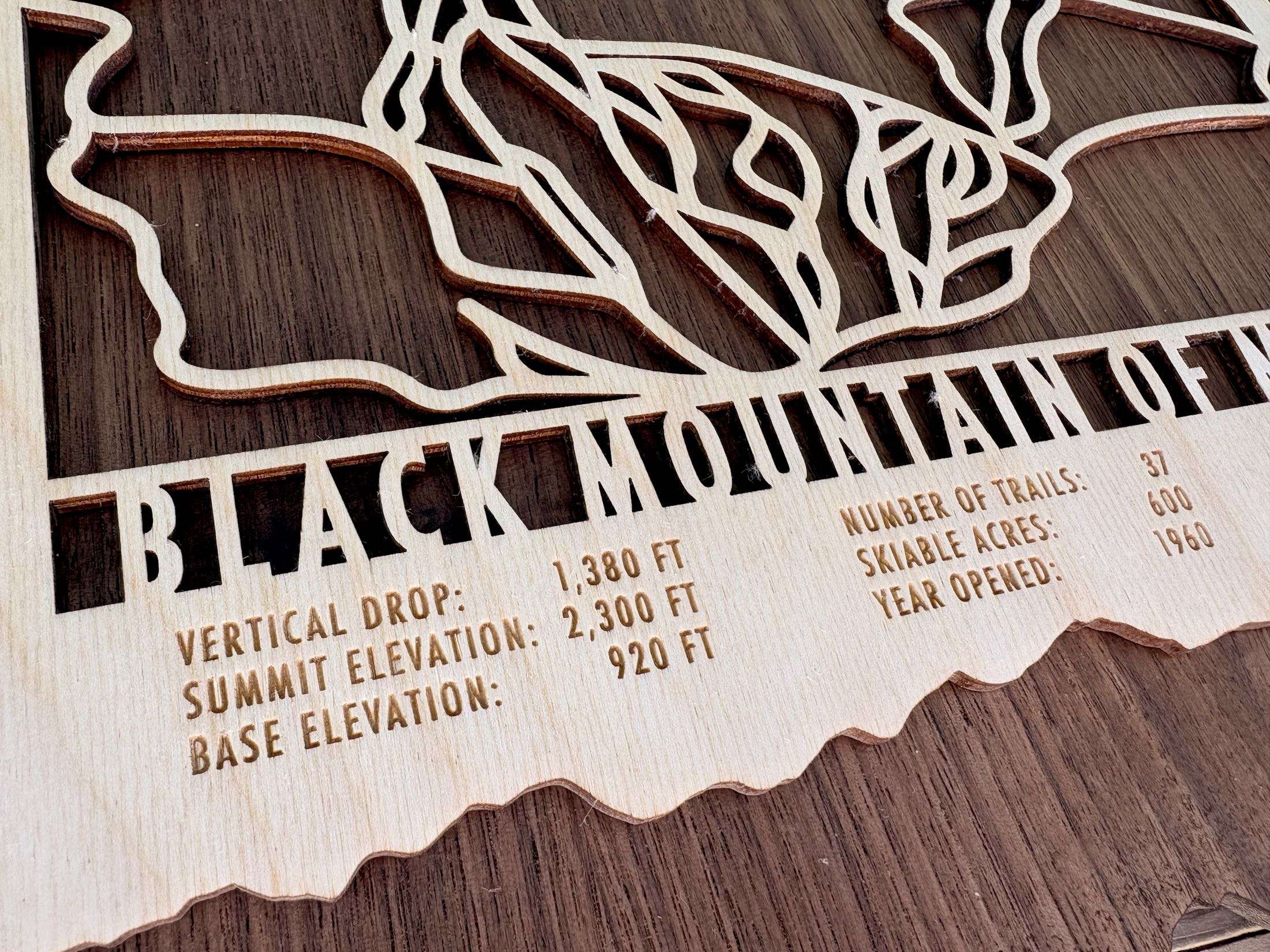 Black Mountain of Maine Ski Trail Map