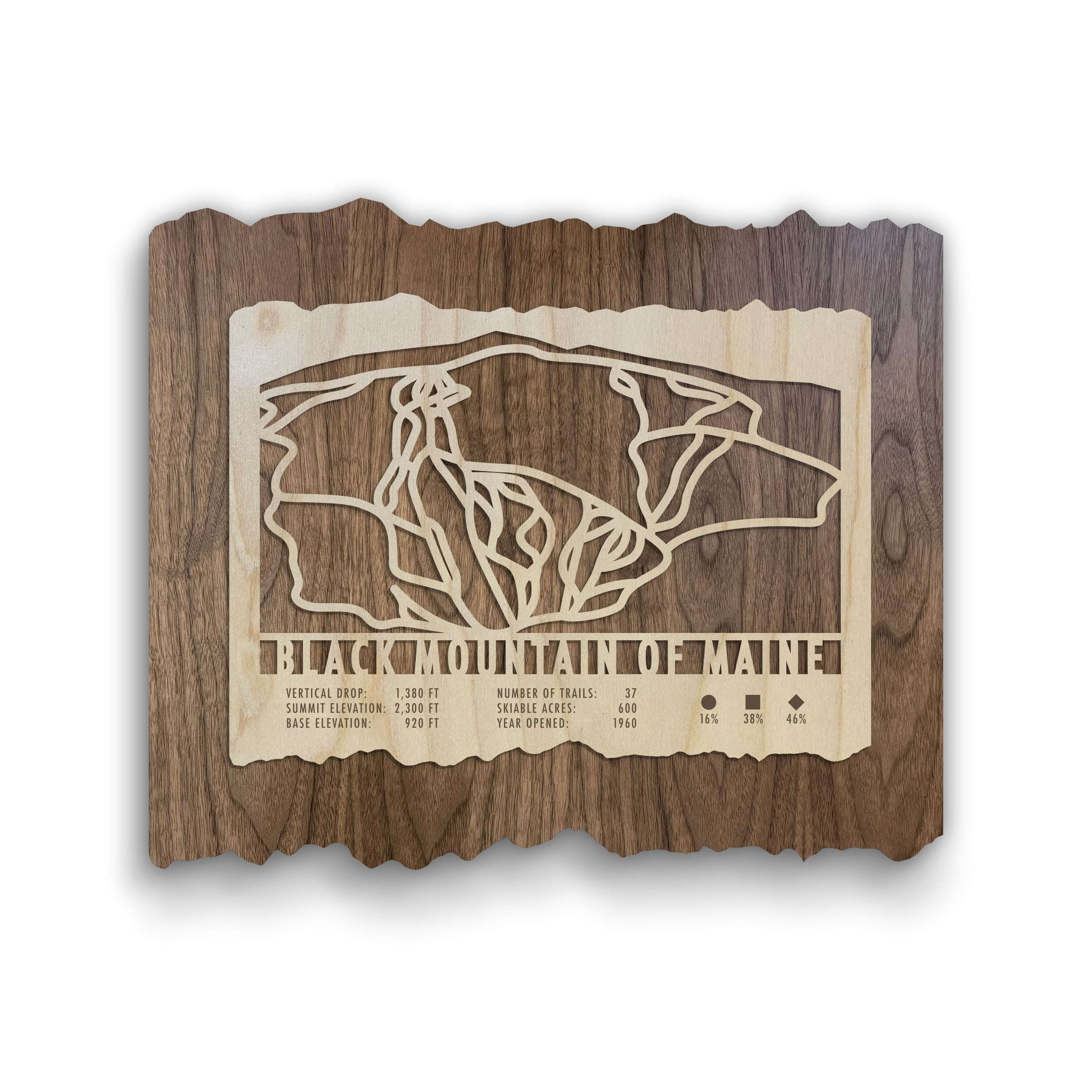 Black Mountain of Maine Ski Trail Map