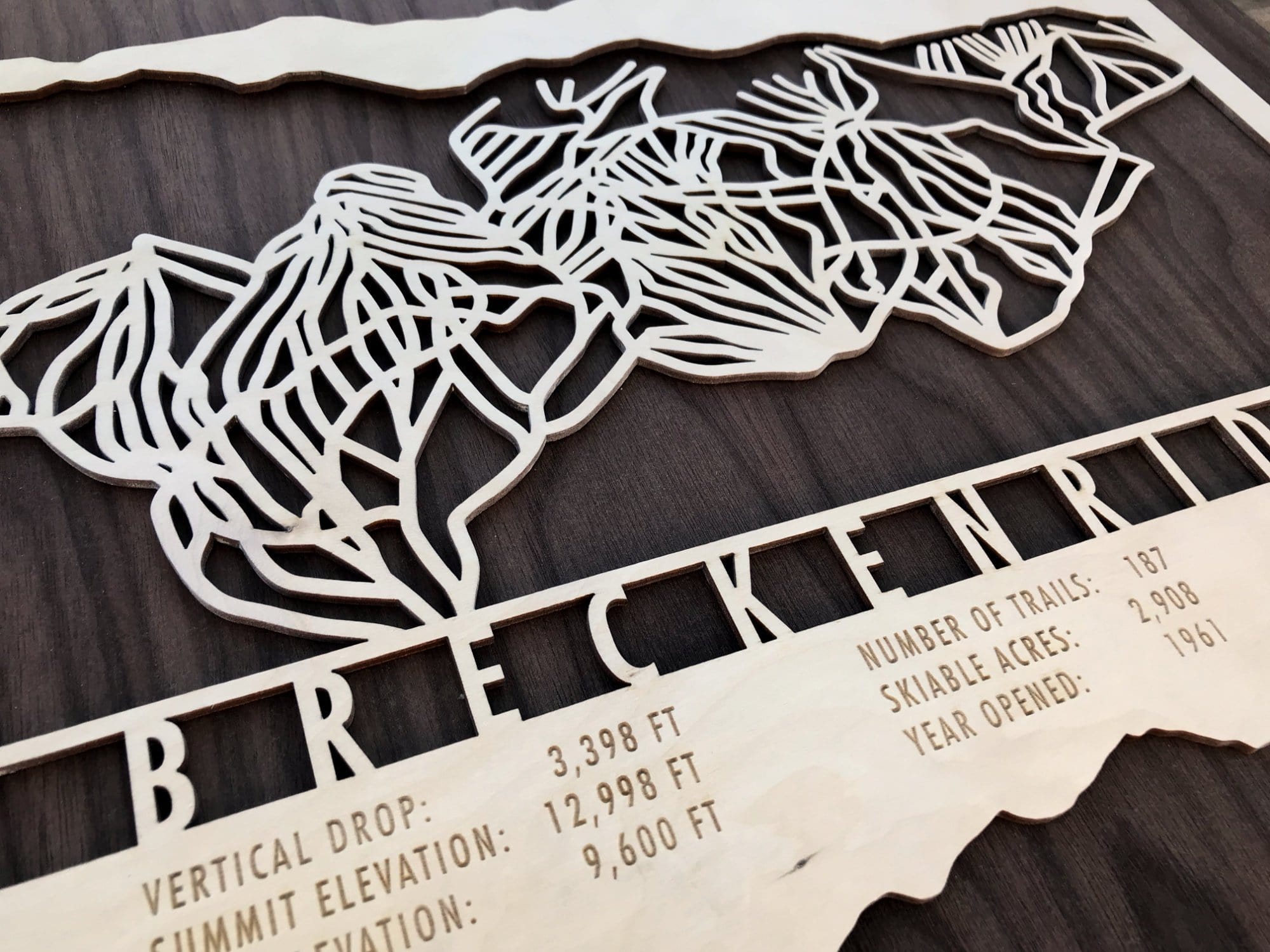 Breckenridge Trail Map - Colorado - Mountaincut