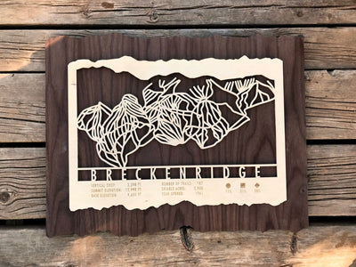 Breckenridge Trail Map - Colorado - Mountaincut