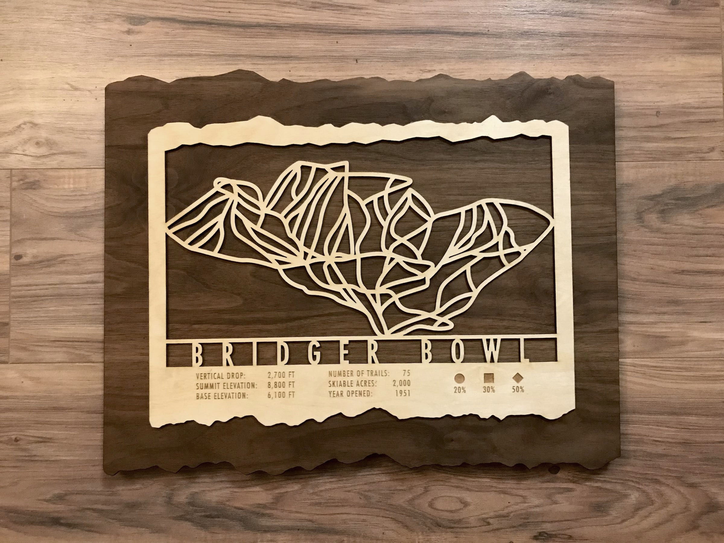 Bridger Bowl Ski Trail Map