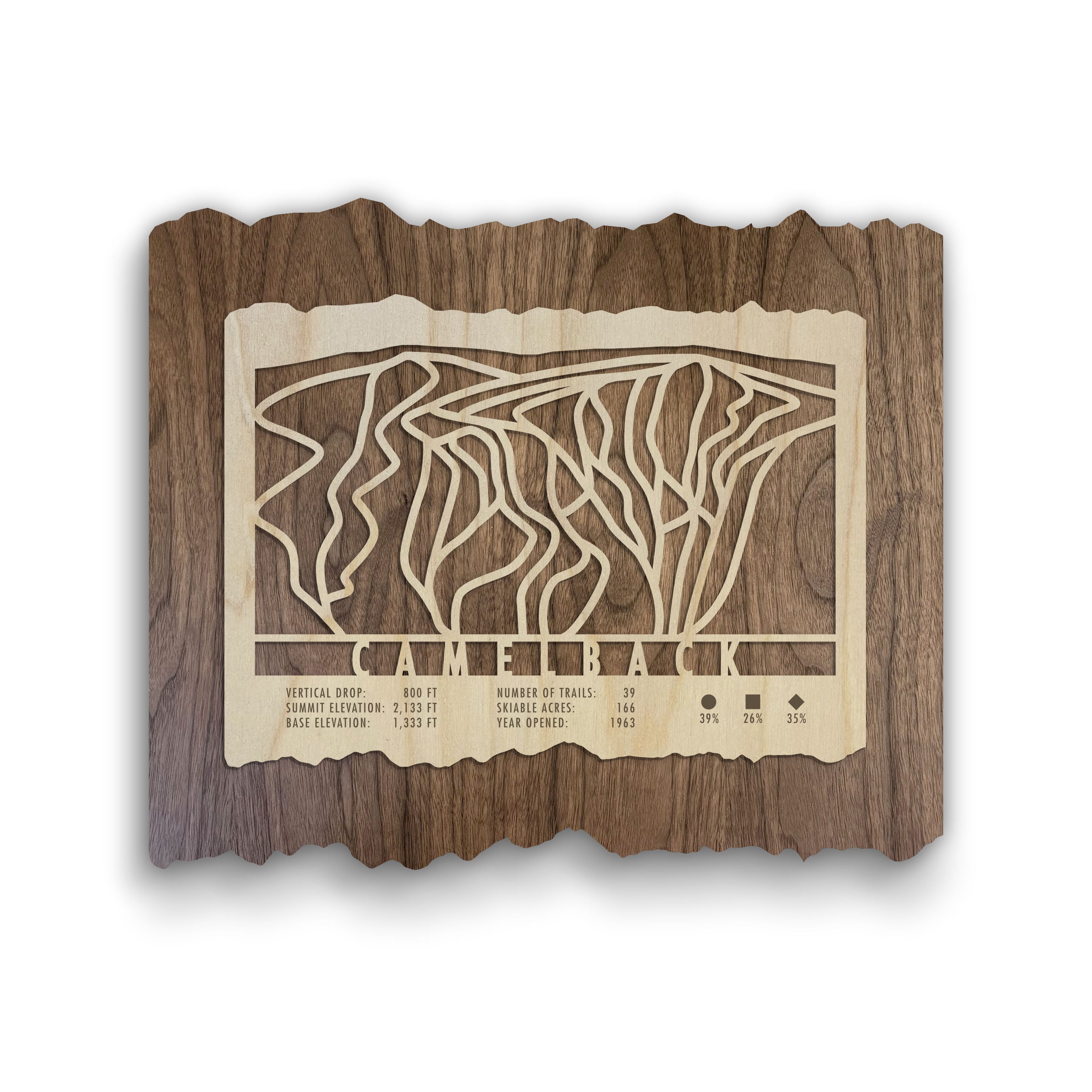 Camelback Ski Trail Map