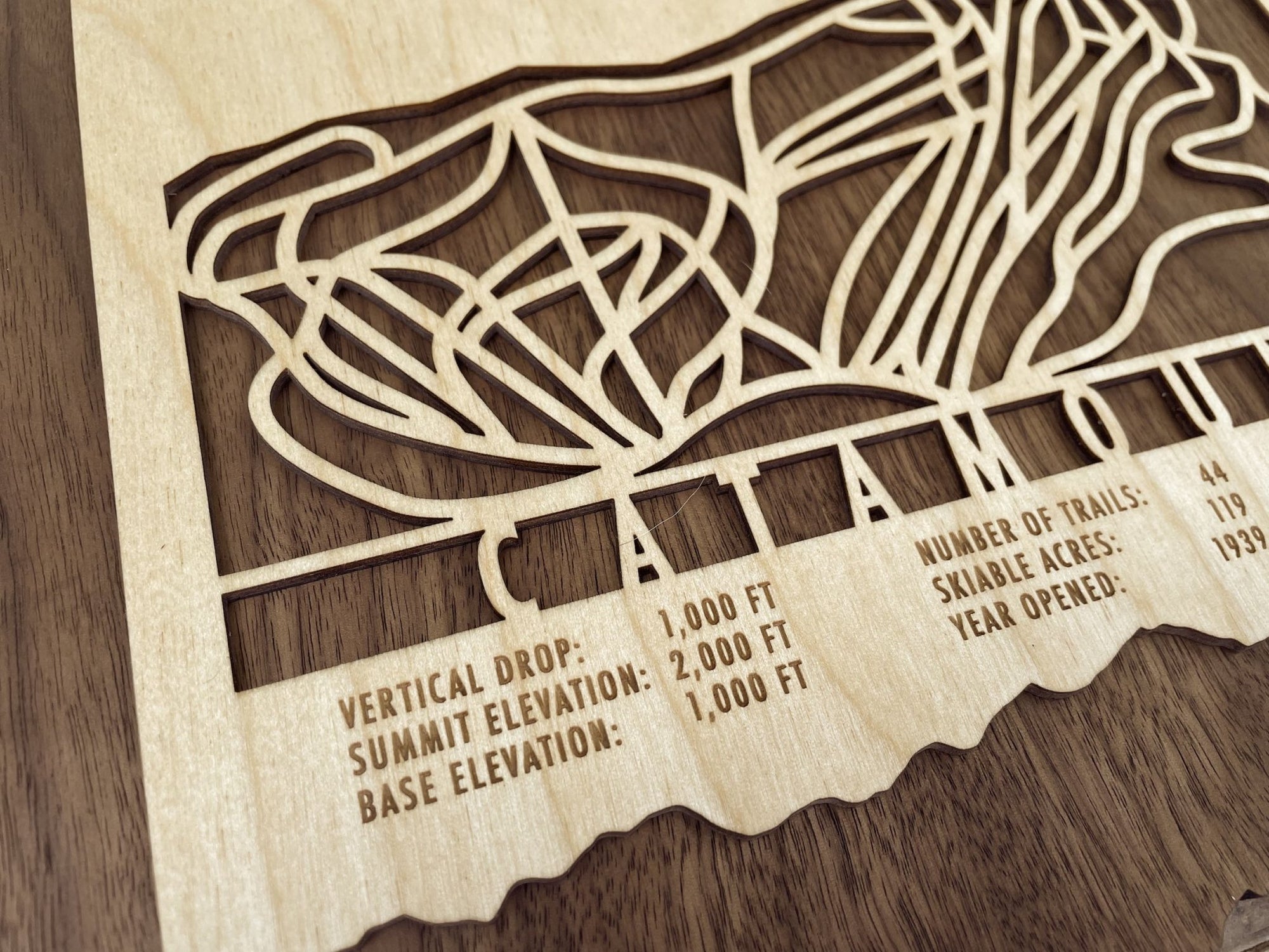 Catamount Ski Trail Map - Massachusetts - Mountaincut