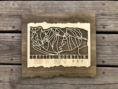 Crystal Mountain Trail Map - Washington - Mountaincut