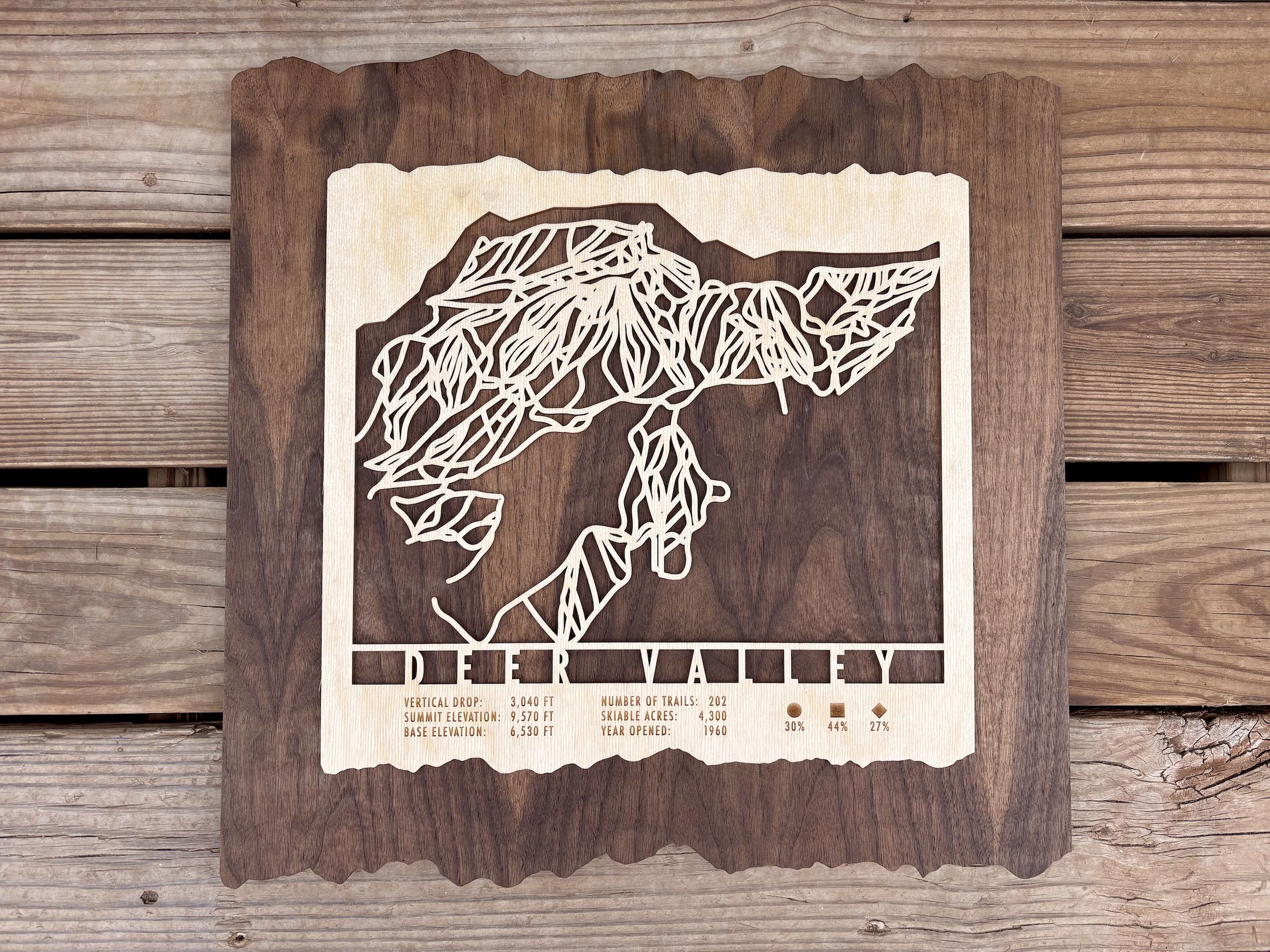 Deer Valley Ski Trail Map