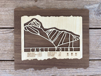 Eagle Point Ski Trail Map - Utah - Mountaincut