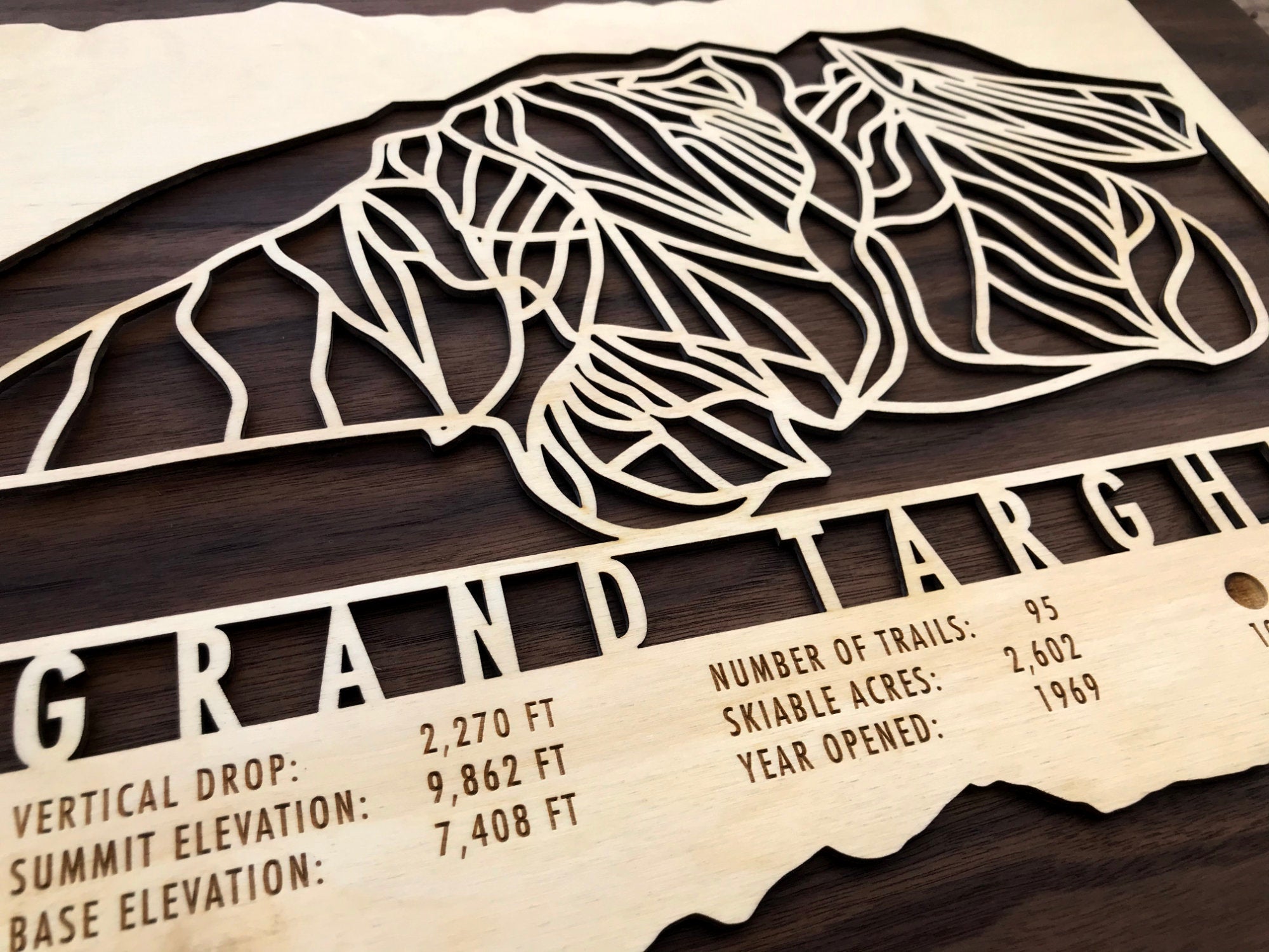 Grand Targhee Trail Map - Wyoming - Mountaincut