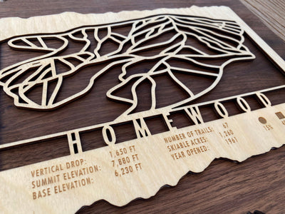 Homewood Trail Map - California - Mountaincut