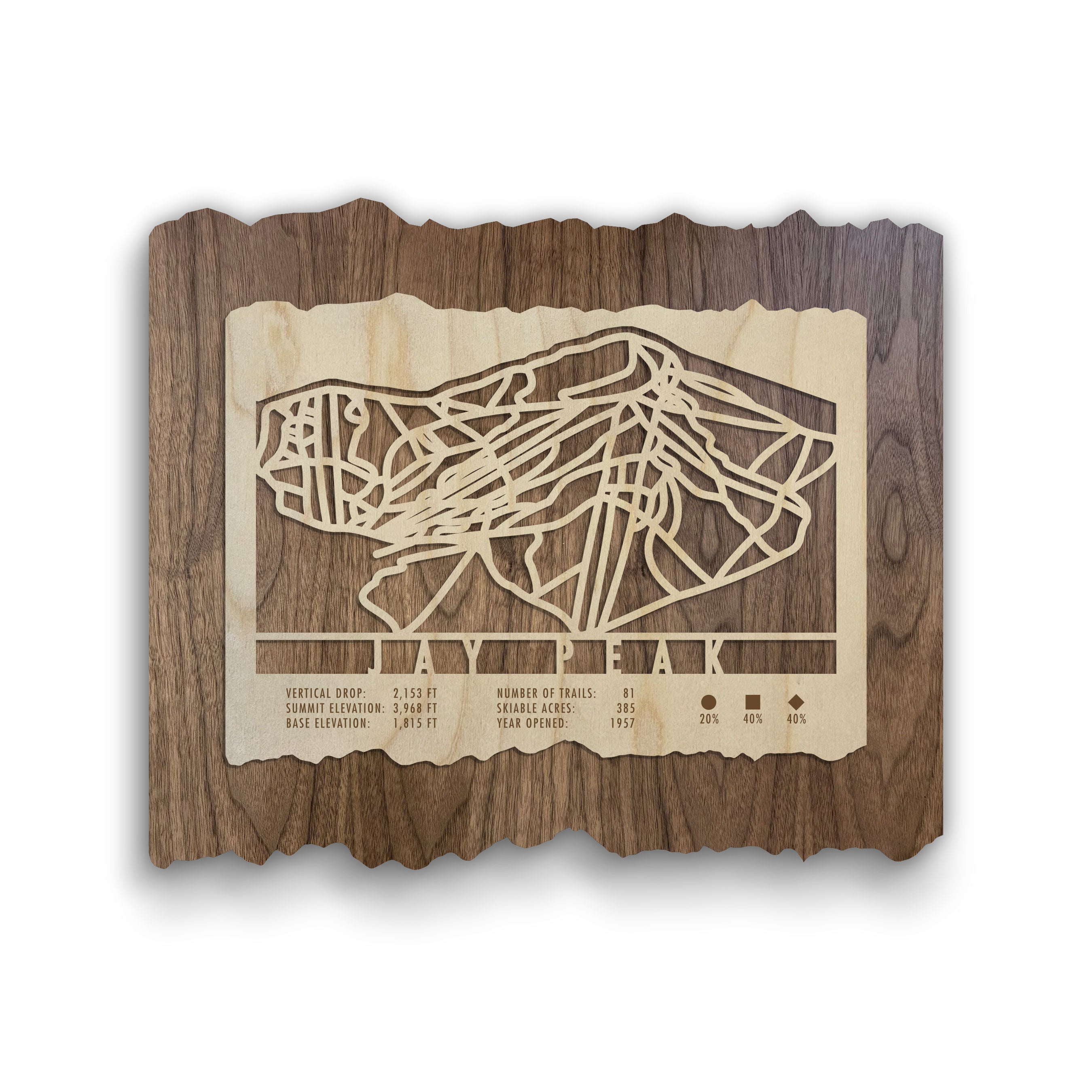 Jay Peak Ski Trail Map