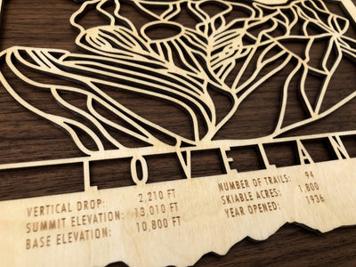 Loveland Ski Map - Colorado - Mountaincut