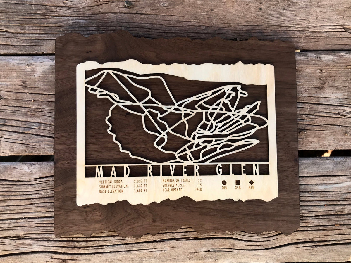 Mad River Glen Trail Map - Vermont - Mountaincut