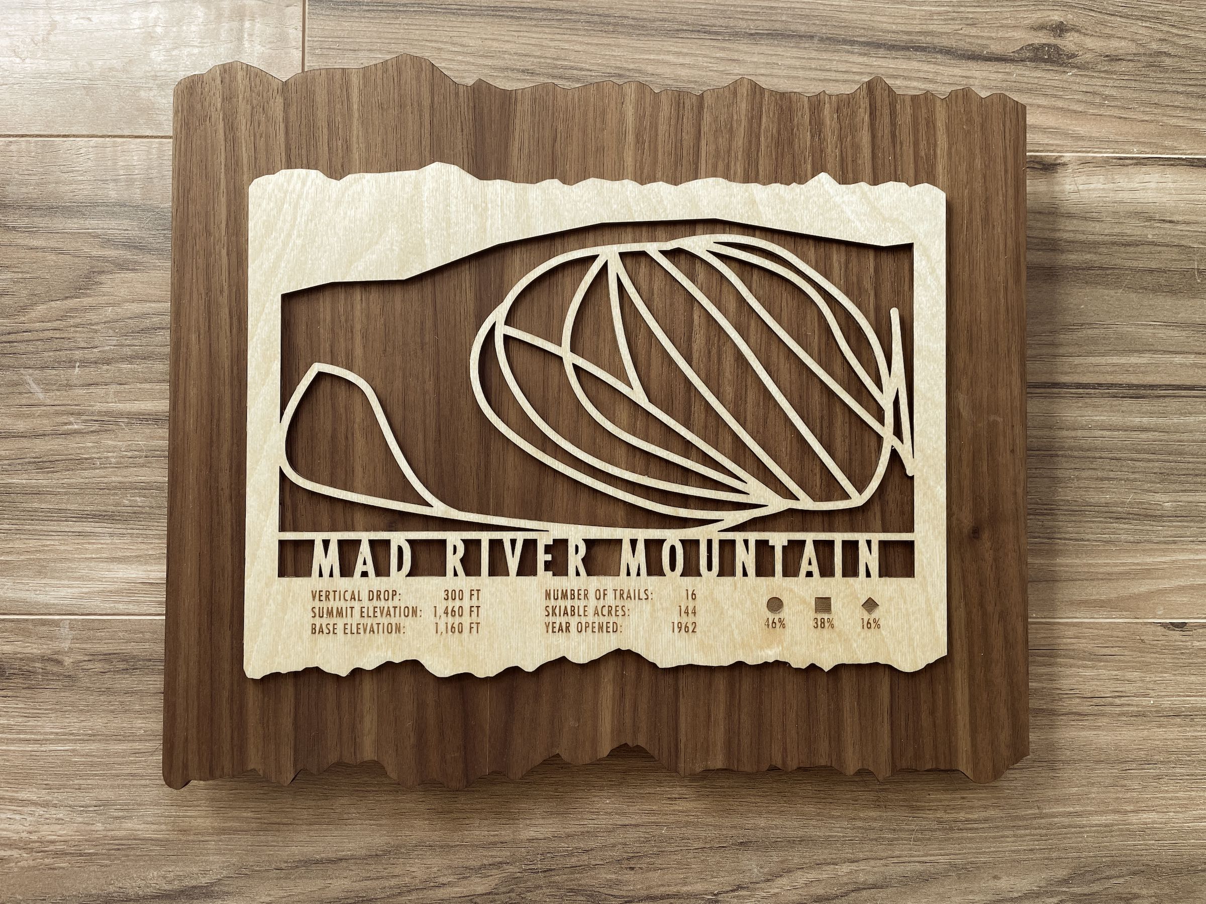 Mad River Mountain Ohio Ski Trail Map