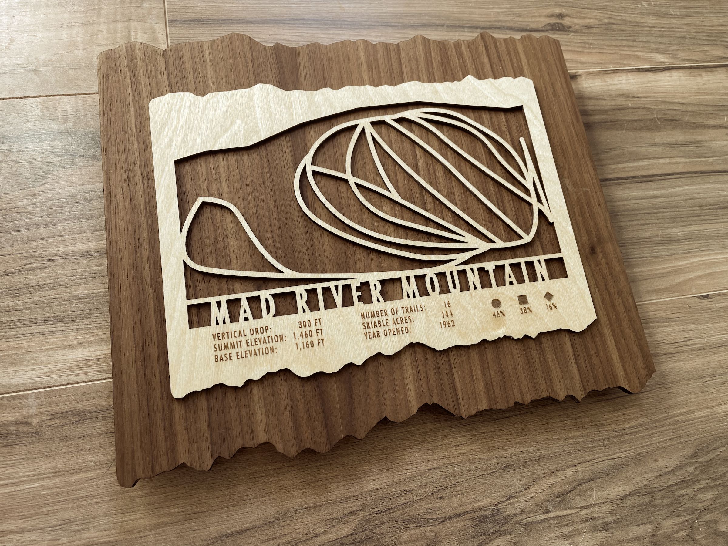Mad River Mountain Ohio Ski Trail Map