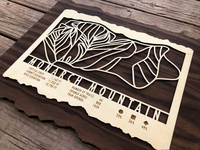 Monarch Mountain Trail Map - Colorado - Mountaincut