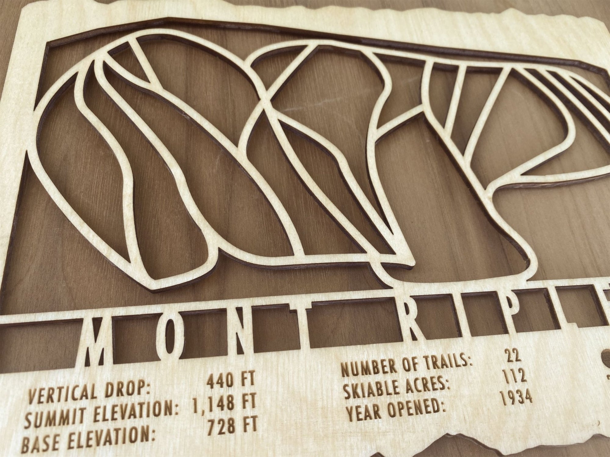 Mont Ripley Trail Map - Michigan - Mountaincut