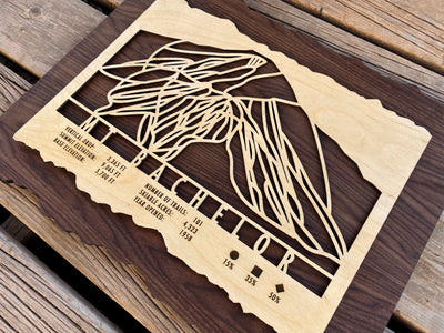 Mt Bachelor Trail Map - Oregon - Mountaincut