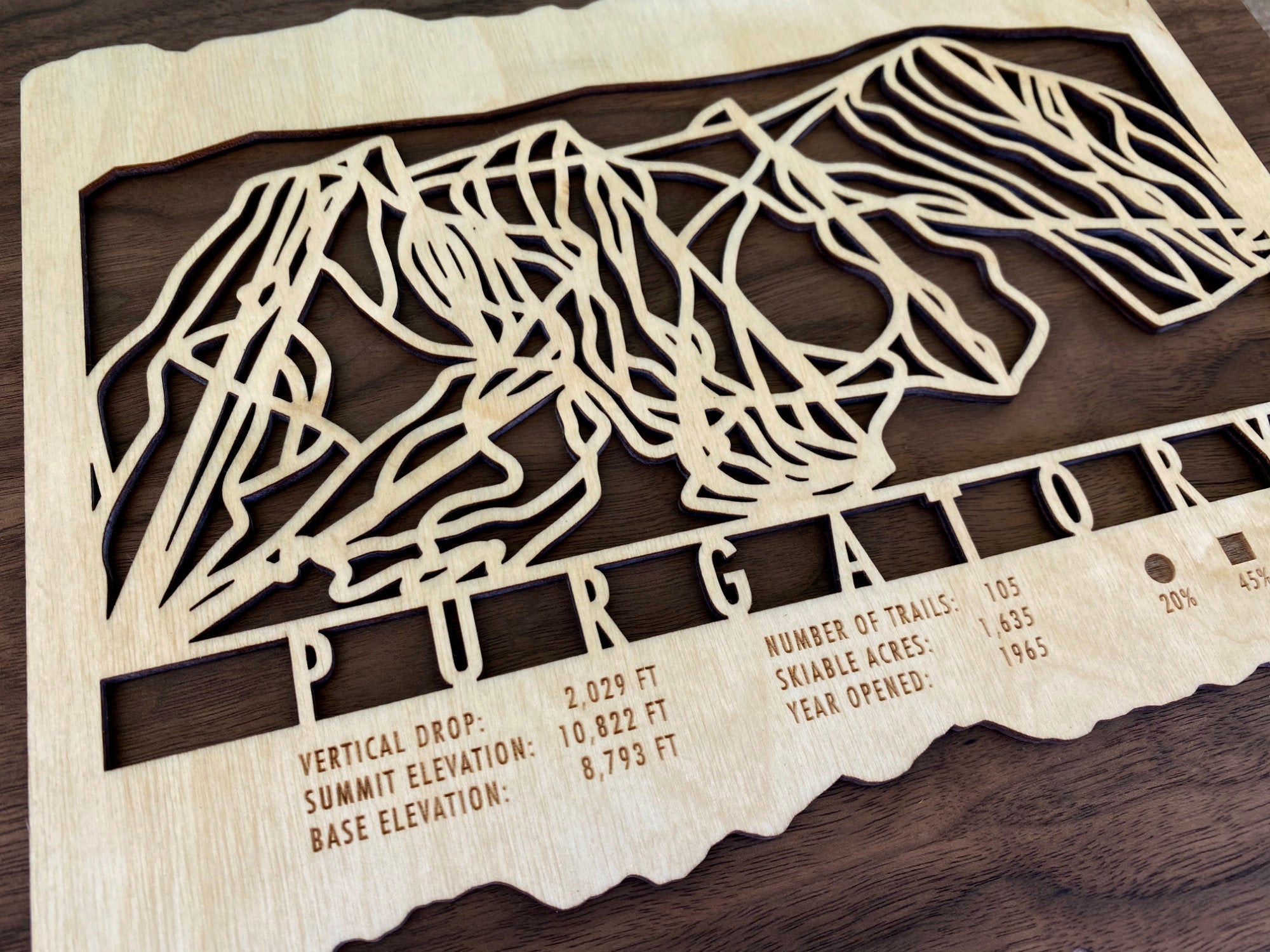 Purgatory Trail Map - Colorado - Mountaincut