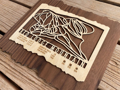 Red Lodge Mountain Map - Montana - Mountaincut