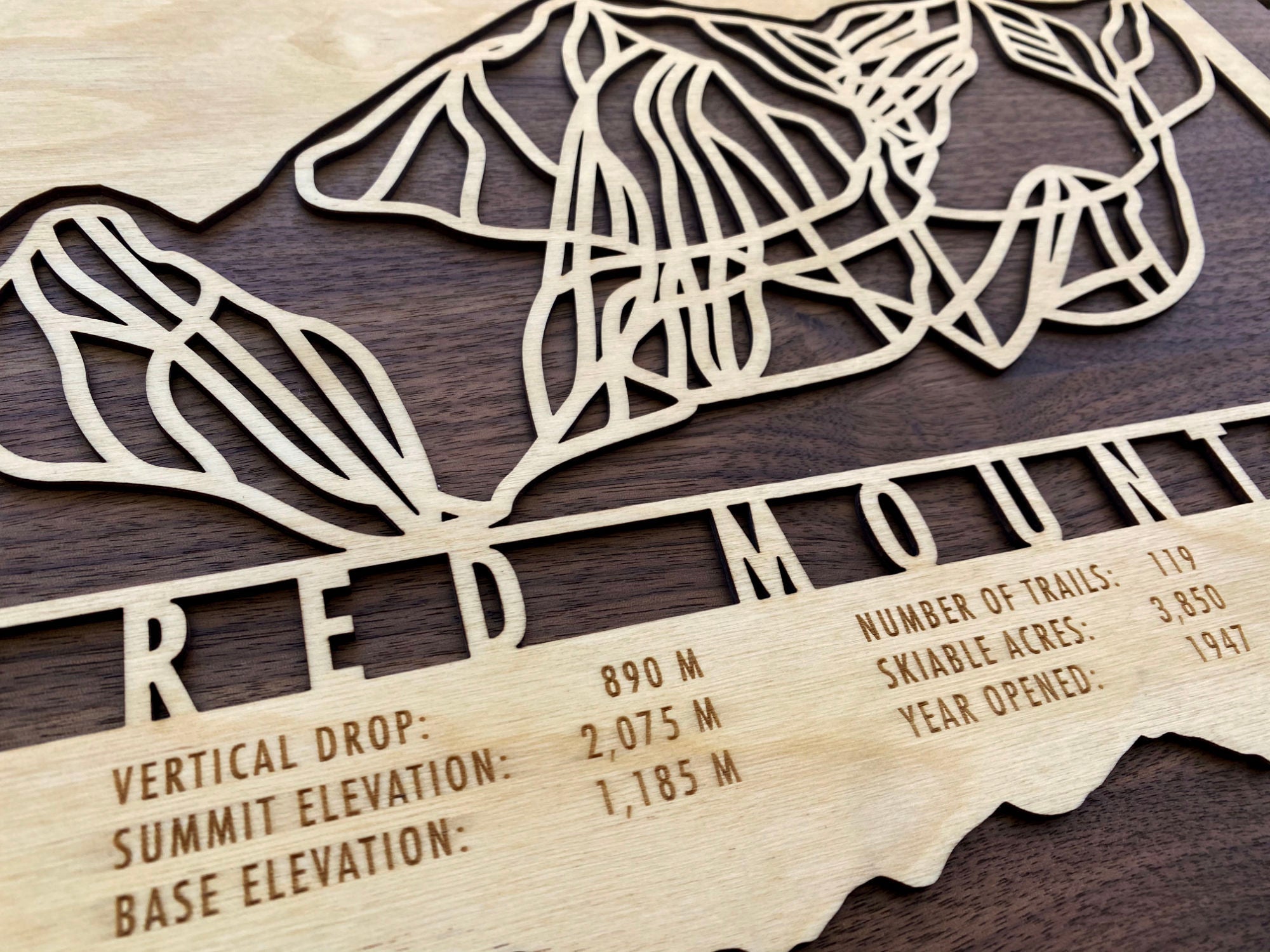 Red Mountain Trail Map - Canada - Mountaincut