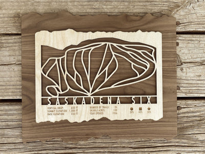 Saskadena Six Trail Map - Vermont - Mountaincut