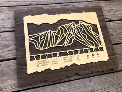 Seven Springs Trail Map - Pennsylvania - Mountaincut