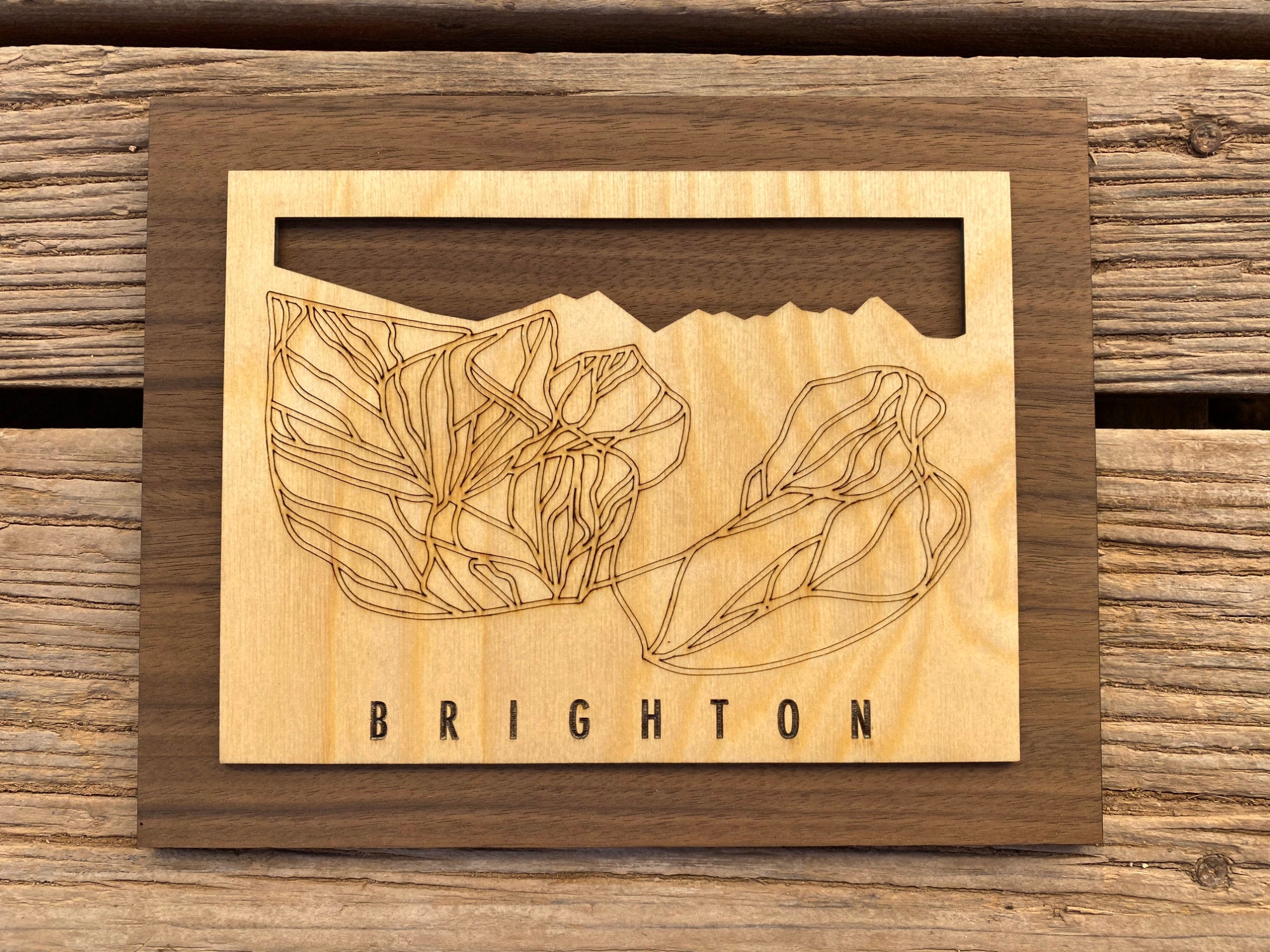 Small Brighton Trail Map - Utah - Mountaincut