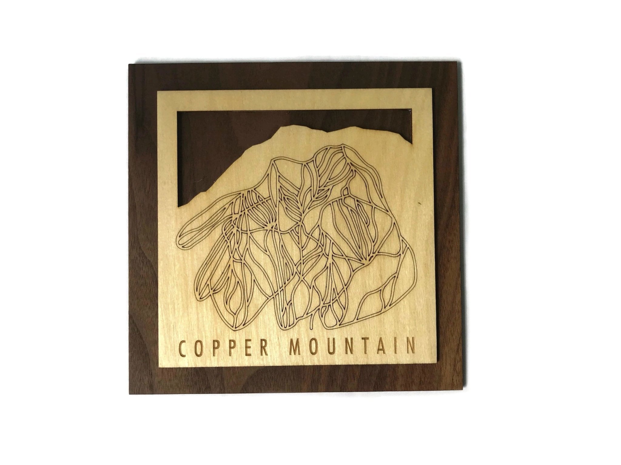 Small Copper Mountain Trail Map - Colorado - Mountaincut