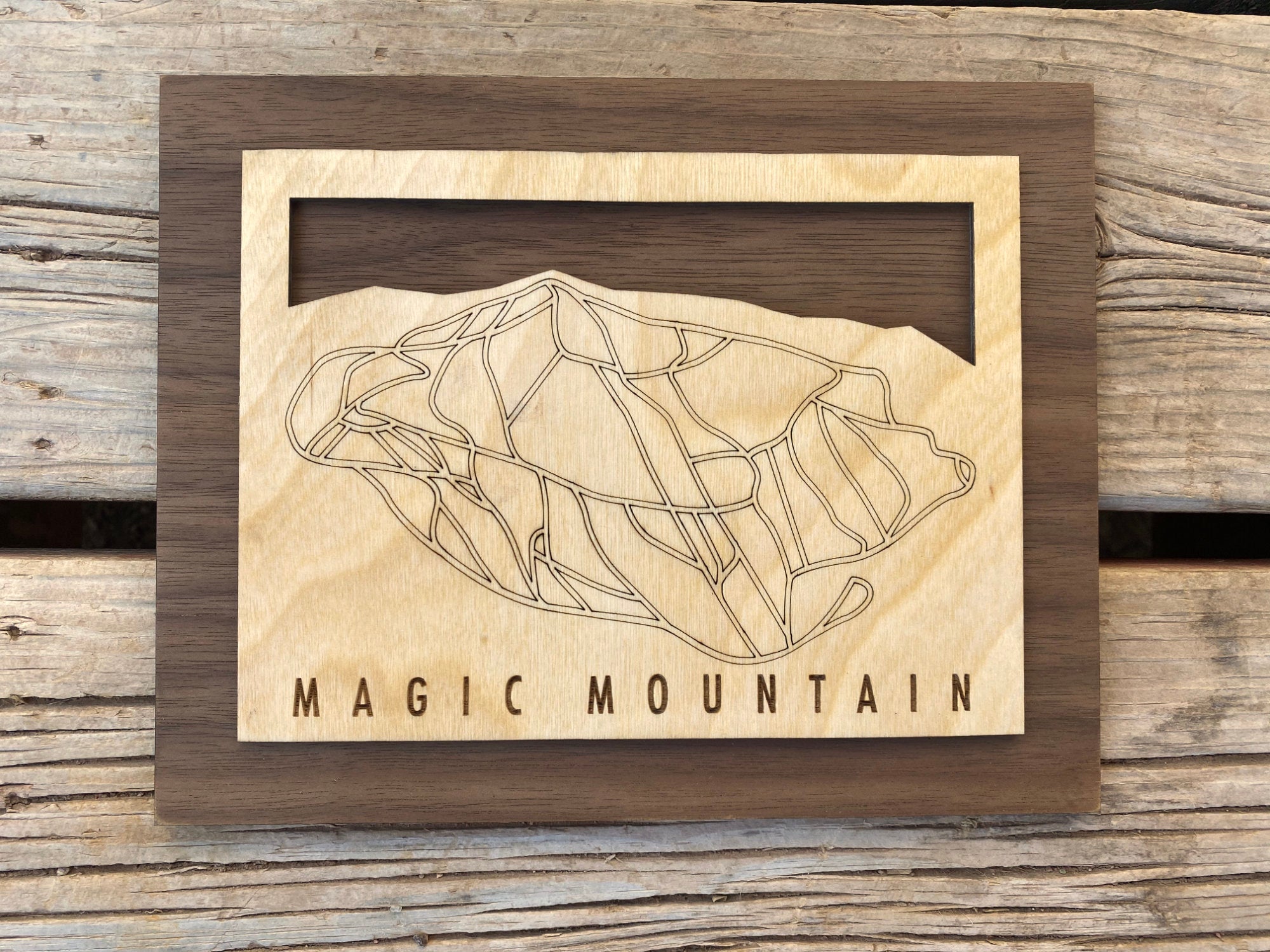 Small Magic Mountain Trail Map - Vermont - Mountaincut