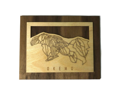 Small Okemo Trail Map - Vermont - Mountaincut