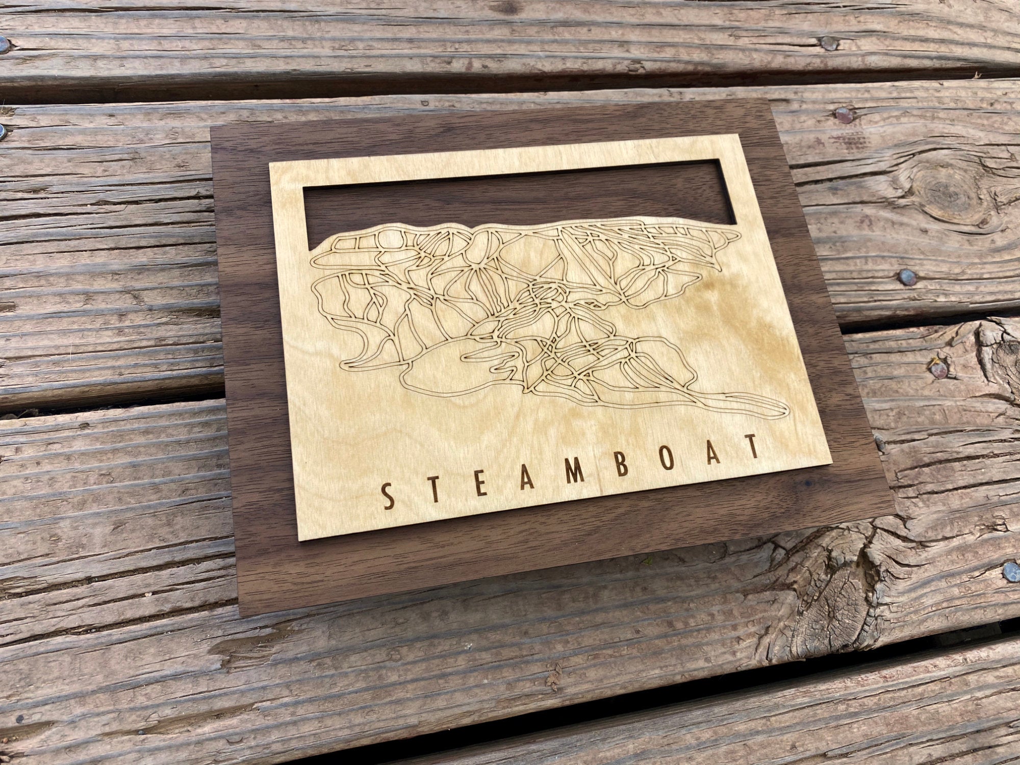 Small Steamboat Trail Map - Colorado - Mountaincut