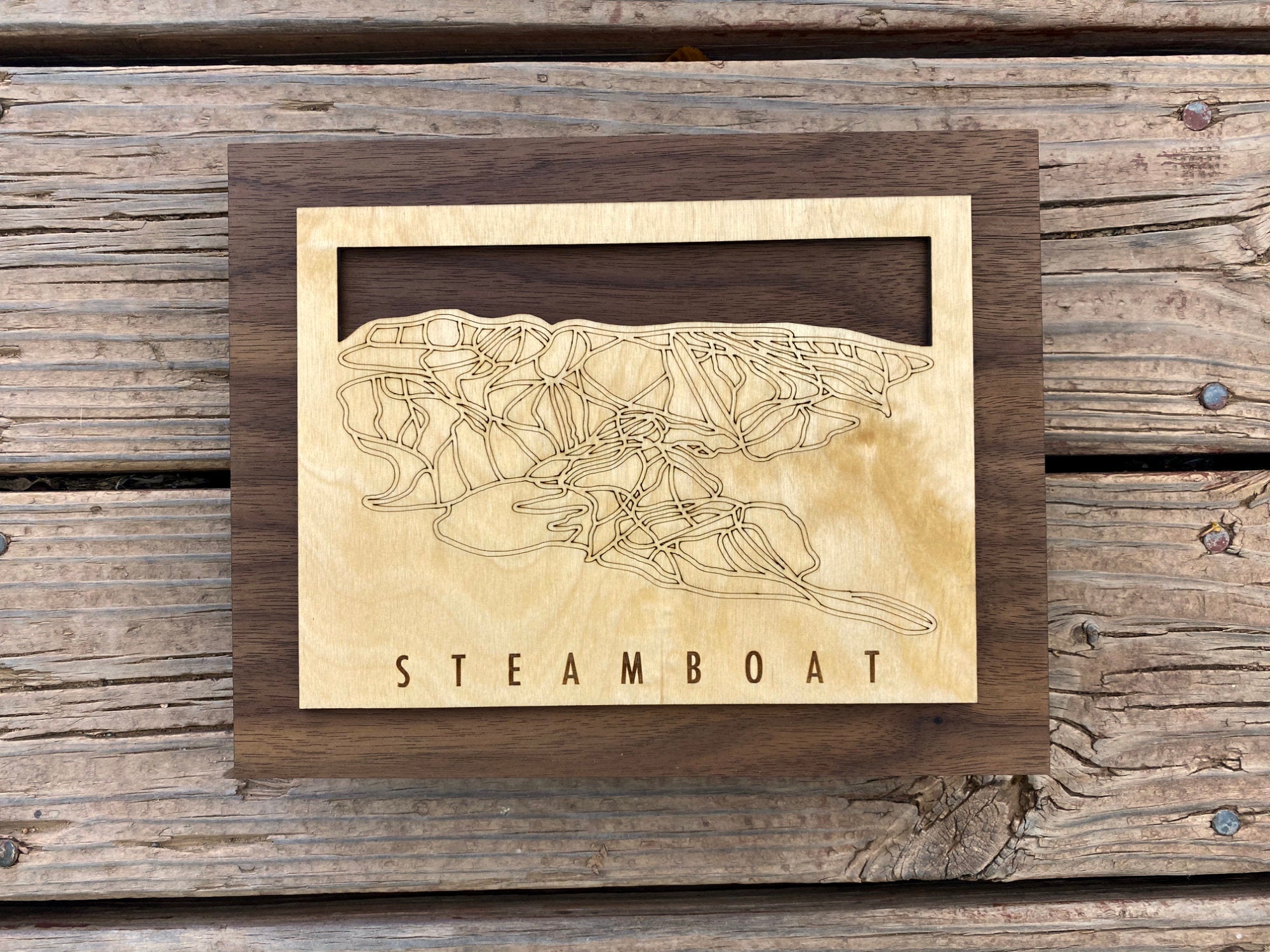 Small Steamboat Trail Map - Colorado - Mountaincut