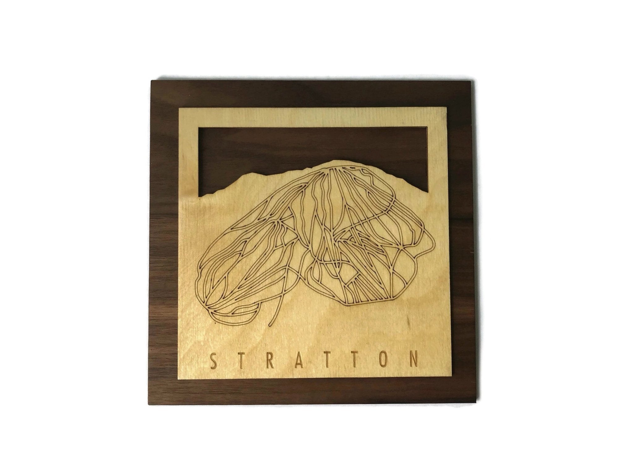 Small Stratton Trail Map - Vermont - Mountaincut