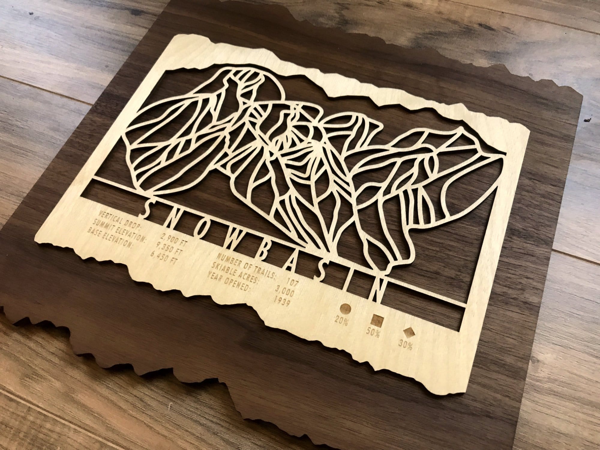 Snowbasin Trail Map - Utah - Mountaincut