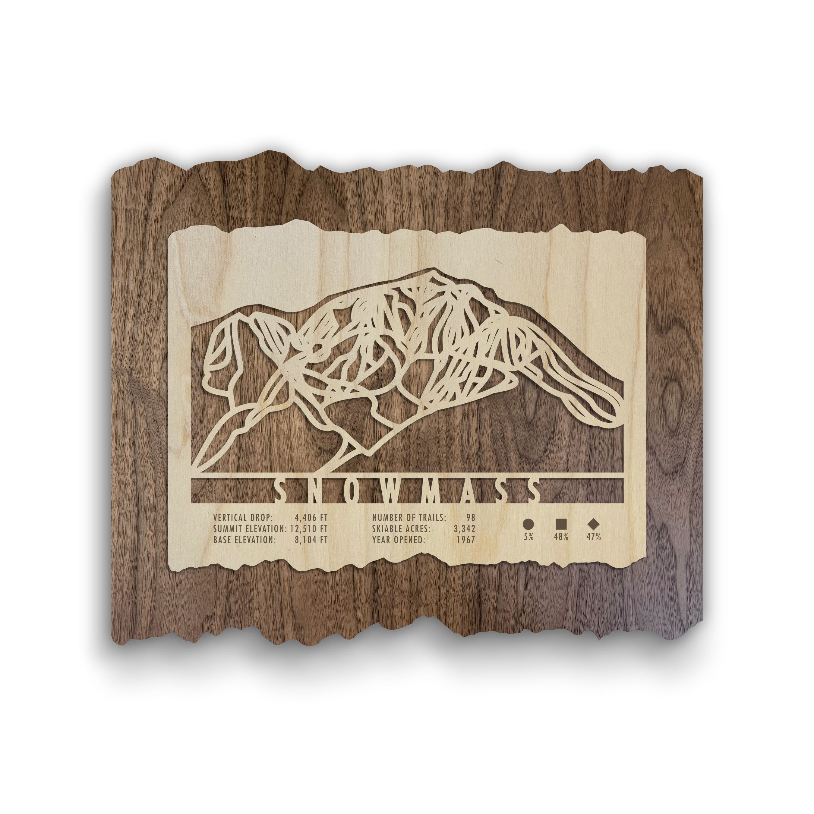 Snowmass Ski Trail Map