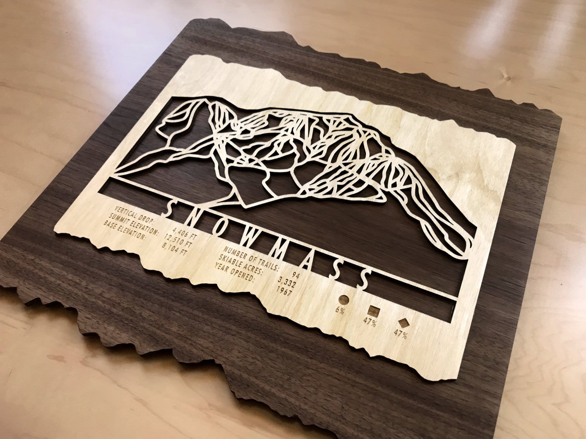 Snowmass Trail Map - Colorado - Mountaincut