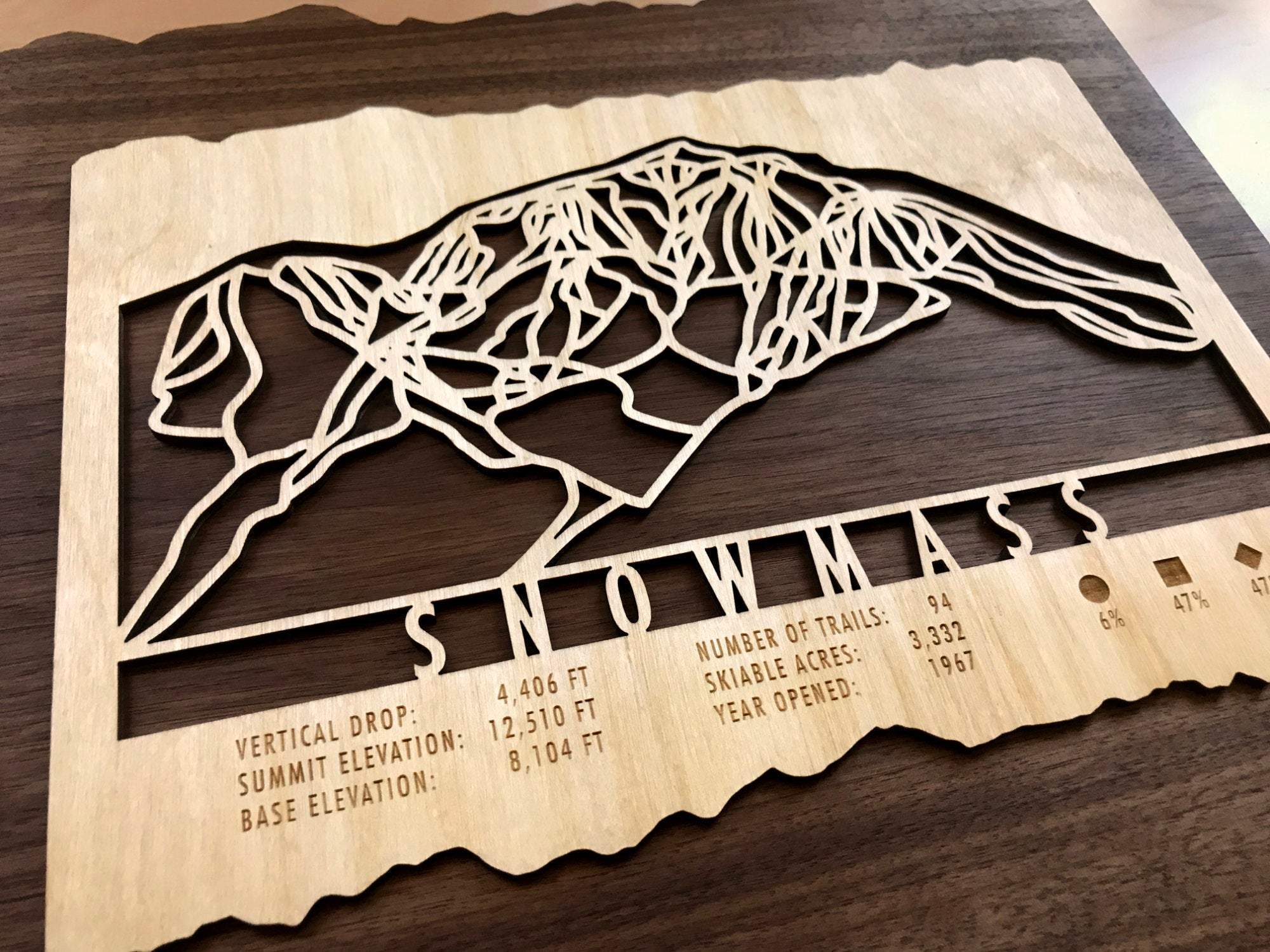 Snowmass Trail Map - Colorado - Mountaincut