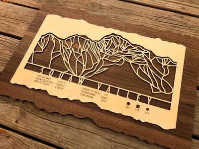 Squaw Valley Trail Map - California - Mountaincut