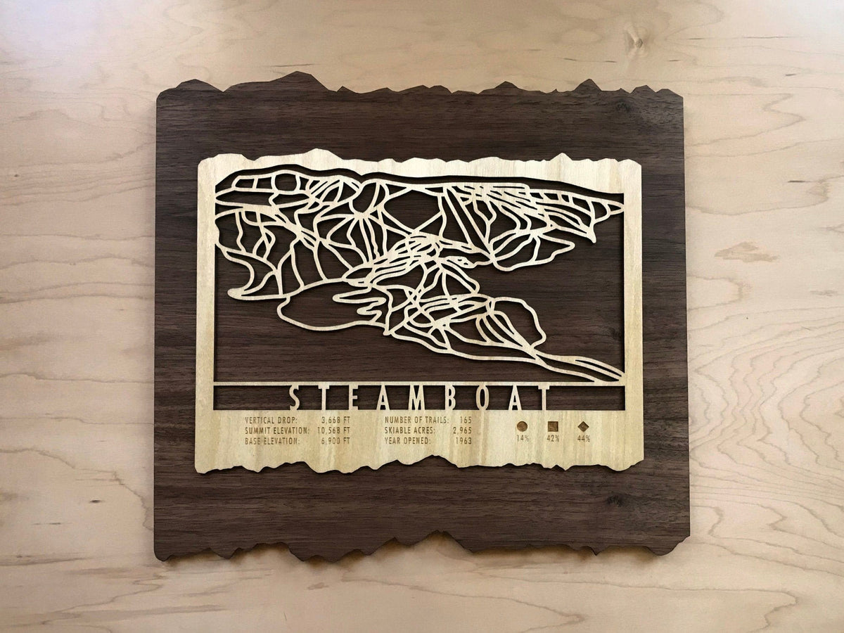 Steamboat Trail Map - Colorado - Mountaincut