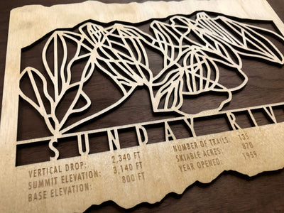 Sunday River Trail Map - Maine - Mountaincut