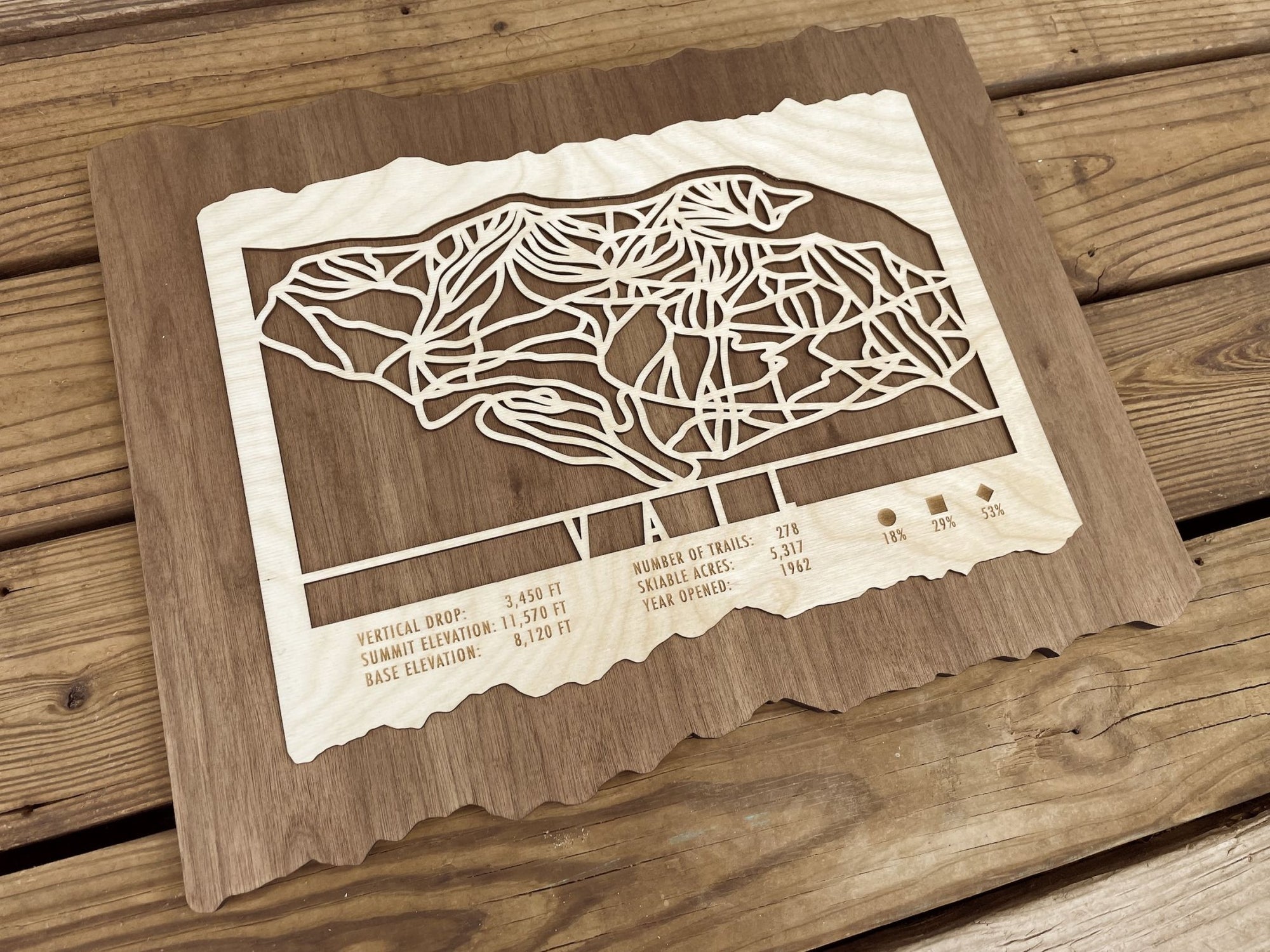 Vail Trail Map - Colorado - Mountaincut