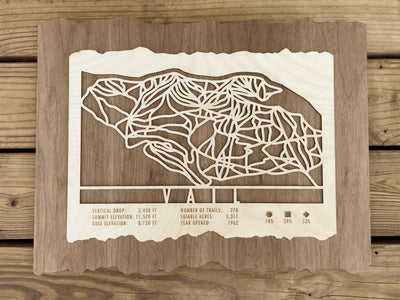 Vail Trail Map - Colorado - Mountaincut